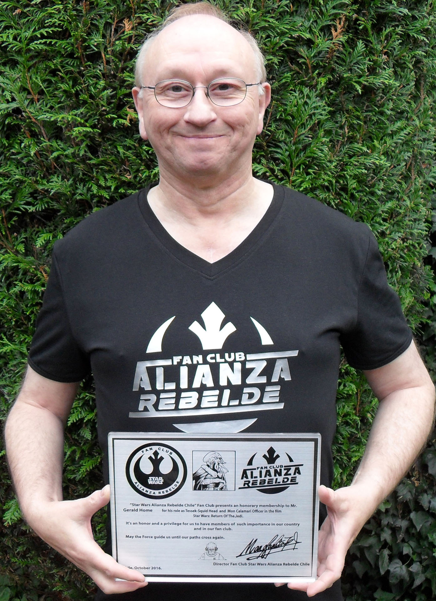 Alianza Rebelde-T-shirt and plaque-sml